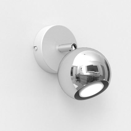 Kinkiet punktowy COMET 1xGU10/8W/230V biały/chrom błyszczący