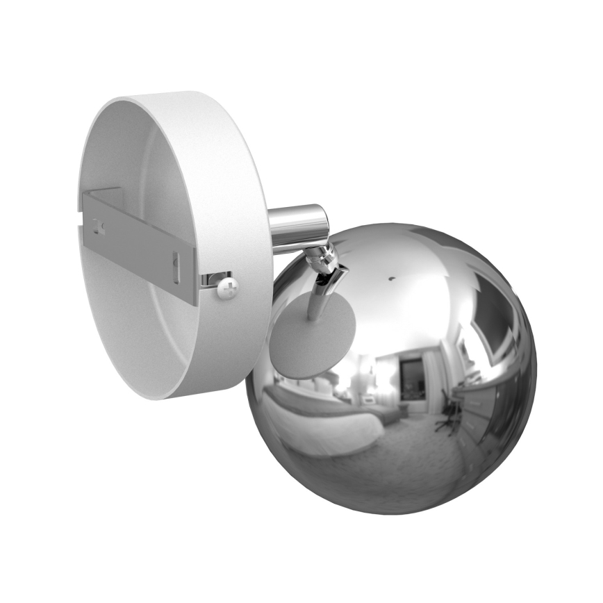 Kinkiet punktowy COMET 1xGU10/8W/230V biały/chrom błyszczący