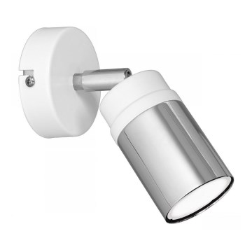Kinkiet punktowy NEST 1xGU10/8W/230V biały/chrom błyszczący
