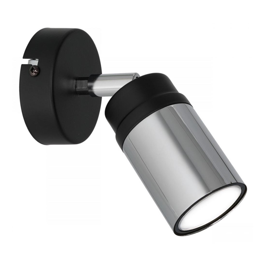 Kinkiet punktowy NEST 1xGU10/8W/230V czarny/chrom błyszczący