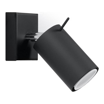 Kinkiet punktowy RING 1xGU10/10W/230V czarny