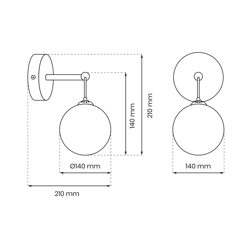 Kinkiet REFLEX 1xE14/40W/230V