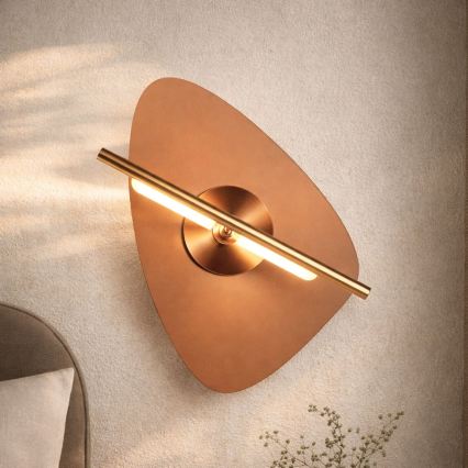 Kinkiet RELAX LED/5W/230V złoty/dymny brązowy