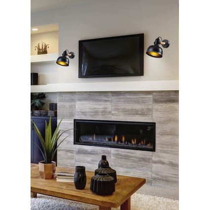 Kinkiet punktowy RENO 1xE27/40W/230V czarny