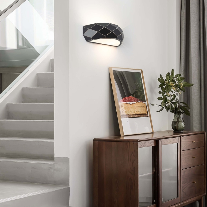 Kinkiet REUS 1xE27/40W/230V czarny