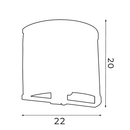 Kinkiet RIM 1xE27/60W/230V