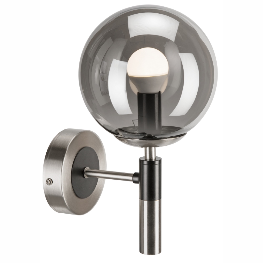 Kinkiet ROLLO 1xE14/5W/230V matowy chrom/dymny