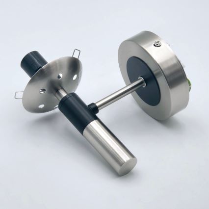 Kinkiet ROLLO 1xE14/5W/230V matowy chrom/dymny