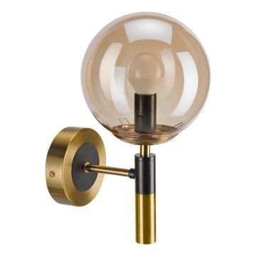 Kinkiet ROLLO 1xE14/5W/230V złoty/dymny beżowy