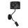 Kinkiet SATINO 1xE27/40W/230V + 1xGU10/MR11/7W czarny/szary