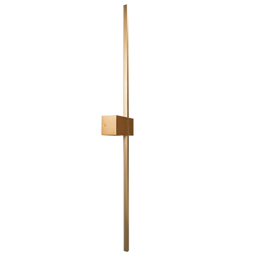 Kinkiet ścienny LED AISHA, 12 W, 230 V, 4000 K, 80 cm, złoty