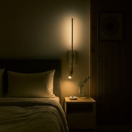 Kinkiet ścienny LED TORCH LED/6W/230V + LED/3W biały