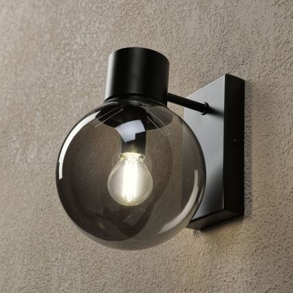 Kinkiet SFERIO 1xE14/5W/230V czarny/dymiony