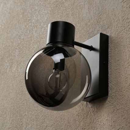 Kinkiet SFERIO 1xE14/5W/230V czarny/dymiony
