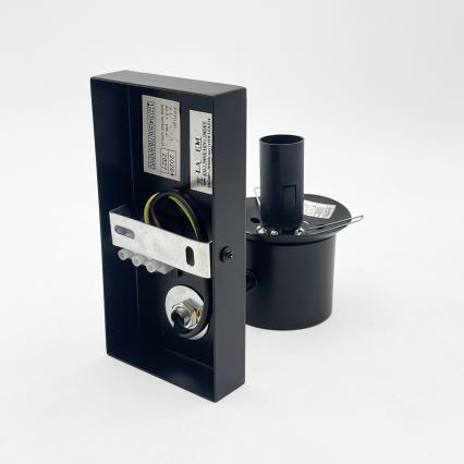 Kinkiet SFERIO 1xE14/5W/230V czarny/przezroczysty