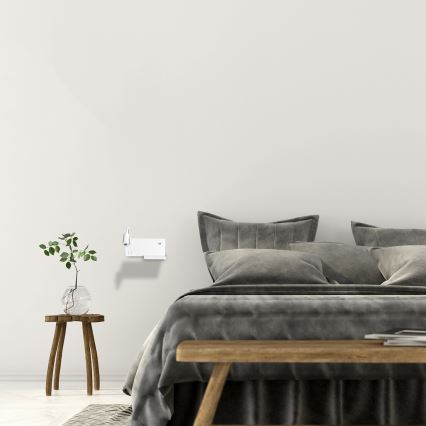 Kinkiet SHELF LED/4W+LED/5W+LED/2W/230V + port USB biały