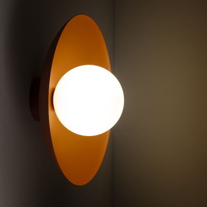 Kinkiet SLATE 1xG9/8W/230V śr. 28 cm ceglasty