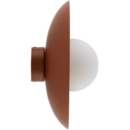 Kinkiet SLATE 1xG9/8W/230V śr. 28 cm ceglasty