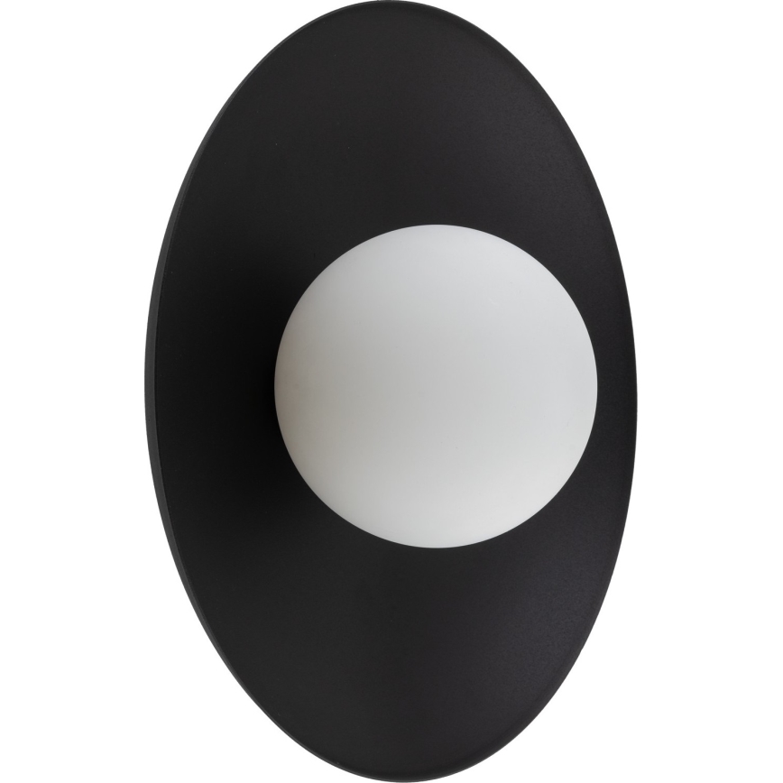 Kinkiet SLATE 1xG9/8W/230V śr. 28 cm czarny