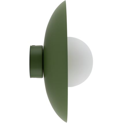 Kinkiet SLATE 1xG9/8W/230V śr. 28 cm zielony