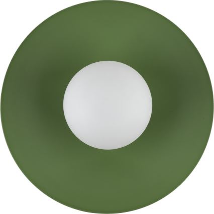Kinkiet SLATE 1xG9/8W/230V śr. 28 cm zielony