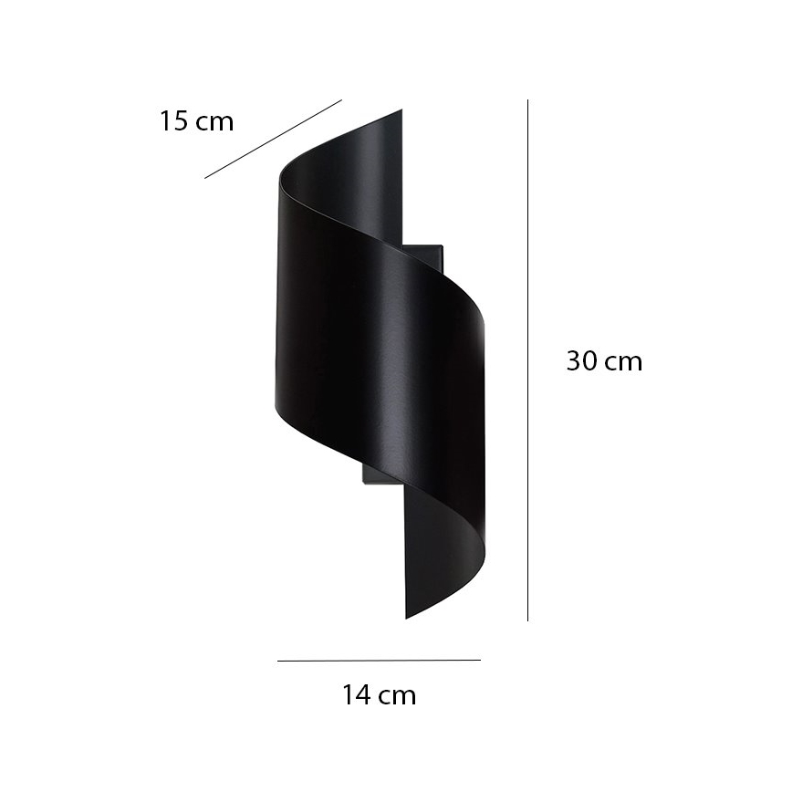 Kinkiet SPINER 1xG9/8W/230V czarny