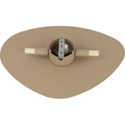 Kinkiet STONE 2xG9/8W/230V 30x39 cm beżowy