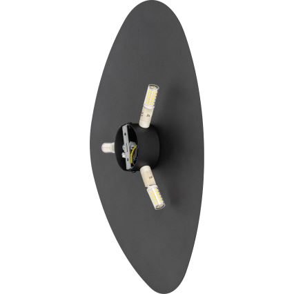 Kinkiet STONE 3xG9/8W/230V 37x49 cm czarne