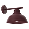 Kinkiet SVEN 1xE27/15W/230V burgundowy