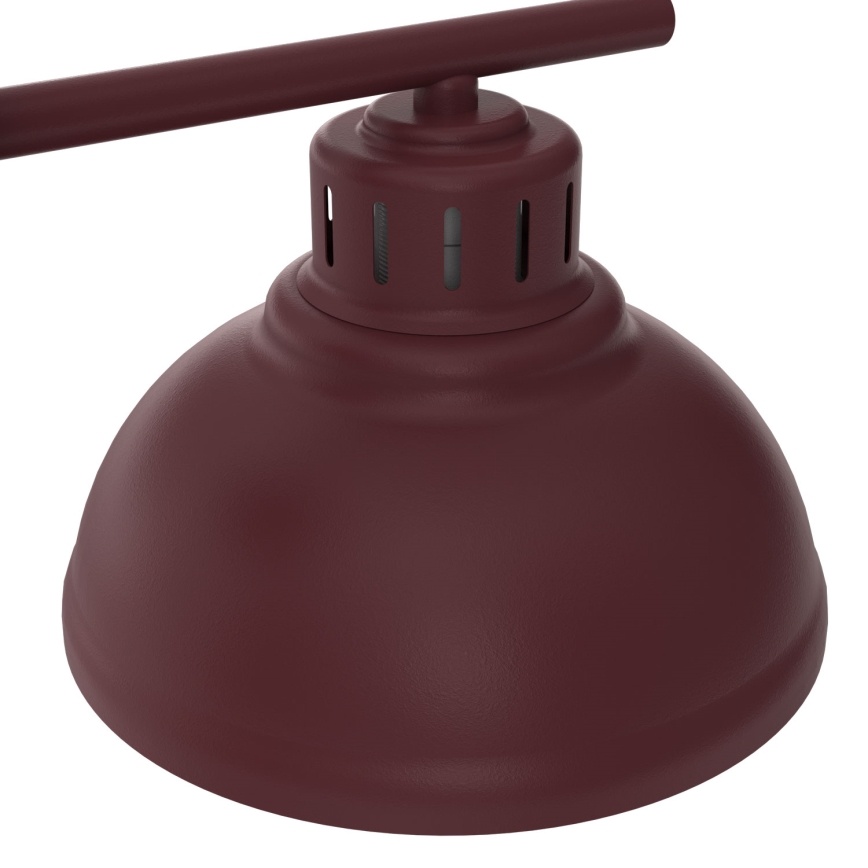 Kinkiet SVEN 1xE27/15W/230V burgundowy
