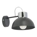 Kinkiet TEDI 1xE27/60W/230V antracyt/chrom błyszczący