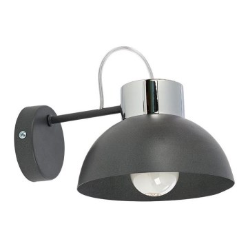 Kinkiet TEDI 1xE27/60W/230V antracyt/chrom błyszczący
