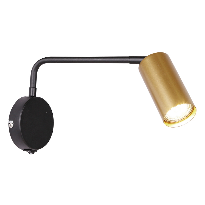 Kinkiet TINA 1xGU10/15W/230V czarny/złoty
