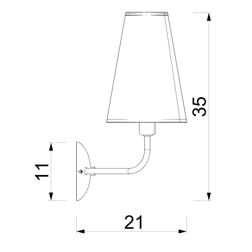 Kinkiet TORTOLA 2xE14/15W/230V beżowy
