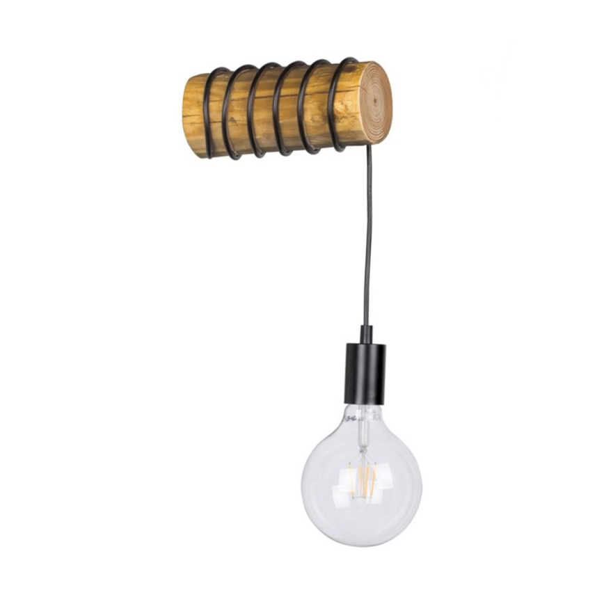 Kinkiet TRABO 1xE27/25W/230V sosna