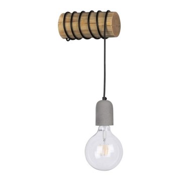 Kinkiet TRABO 1xE27/25W/230V sosna