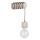 Kinkiet TRABO 1xE27/60W/230V sosna
