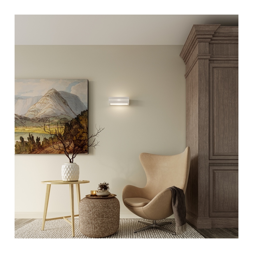 Sollux SL.0231 - Kinkiet VEGA LINE 1xE27/60W/230V biały
