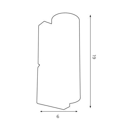 Kinkiet WALL 1xGU10/8W/230V biały