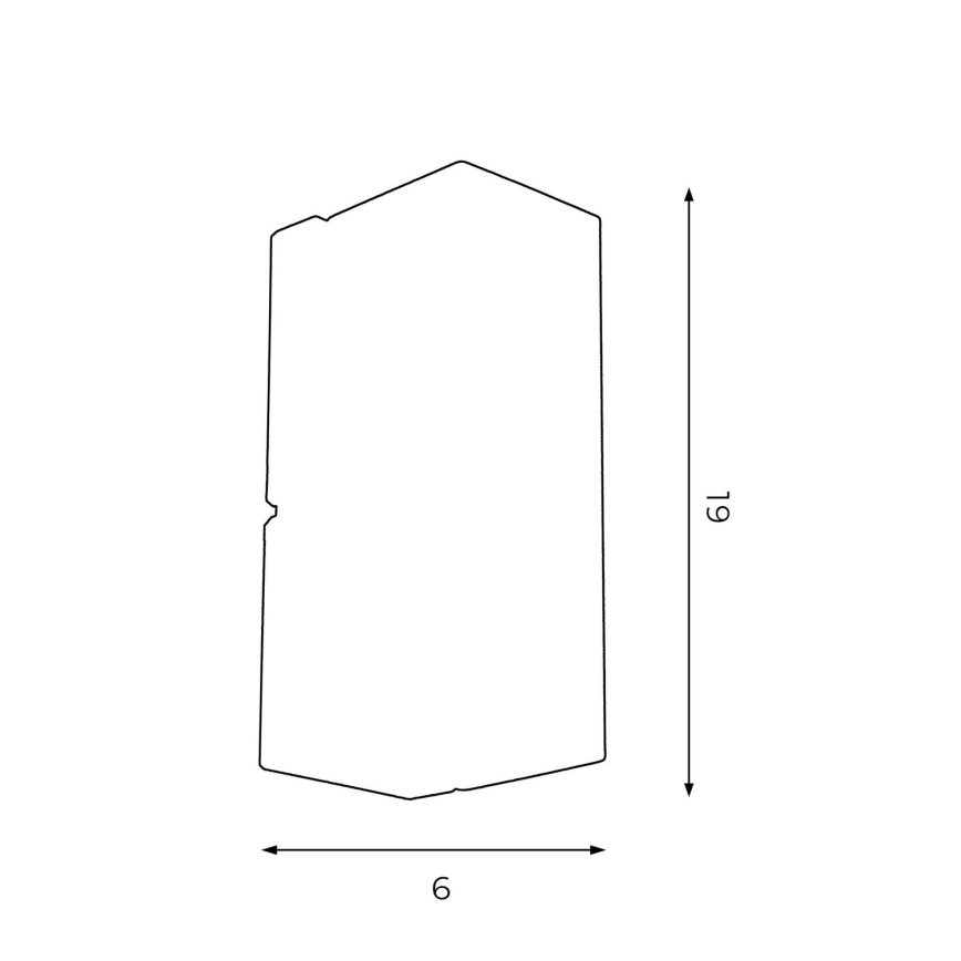 Kinkiet WALL 1xGU10/8W/230V biały