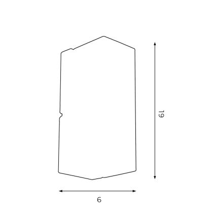 Kinkiet WALL 1xGU10/8W/230V czarny