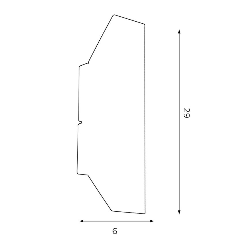 Kinkiet WALL 2xGU10/8W/230V czarny