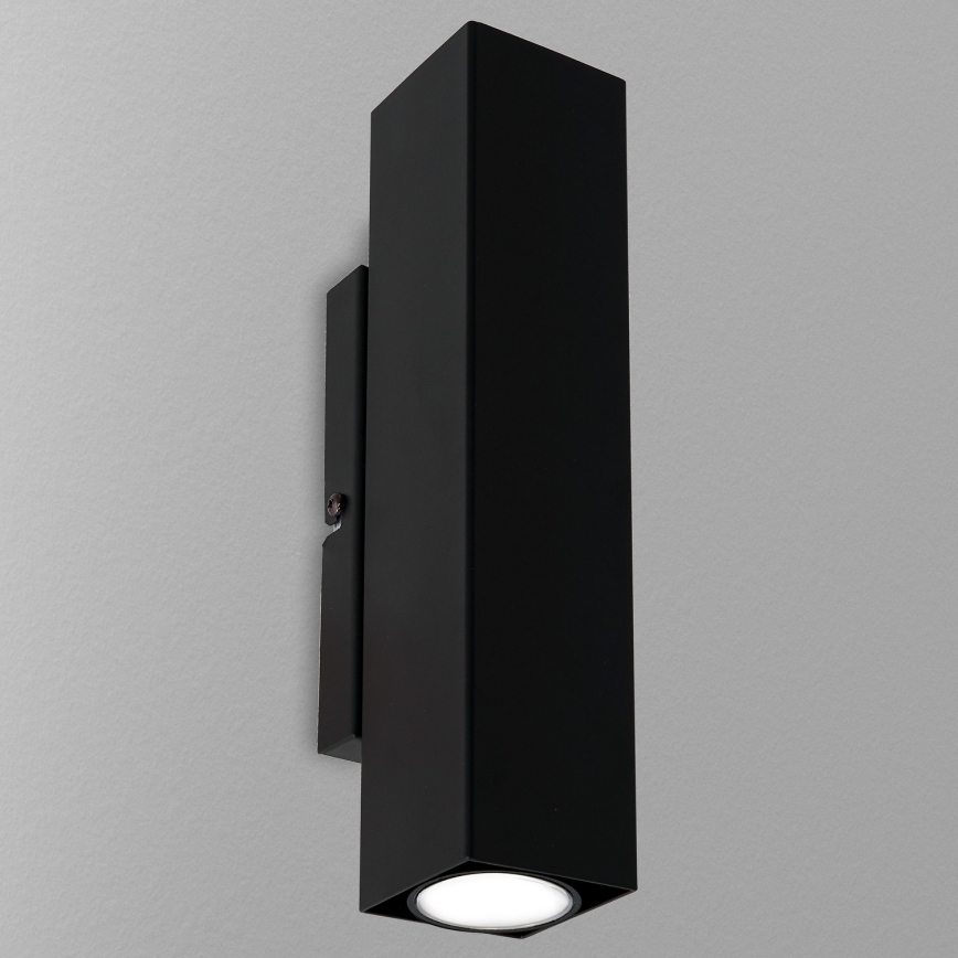 Kinkiet WALL 2xGU10/8W/230V czarny
