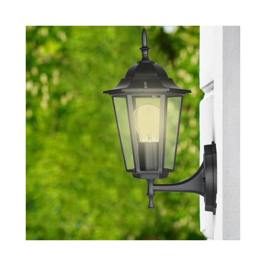 Kinkiet zewnętrzny 1xE27/40W/230V IP44 czarny