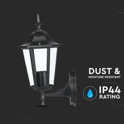 Kinkiet zewnętrzny 1xE27/40W/230V IP44 czarny