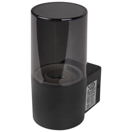 Kinkiet zewnętrzny 1xE27/40W/230V IP44 czarny/przydymiony