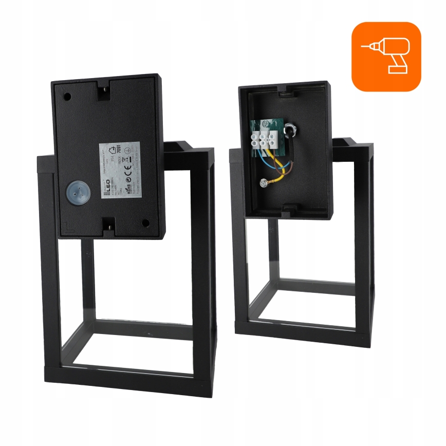 Kinkiet zewnętrzny 1xE27/40W/230V IP54 czarny