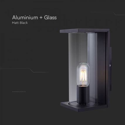 Kinkiet zewnętrzny 1xE27/60W/230V IP44 czarny