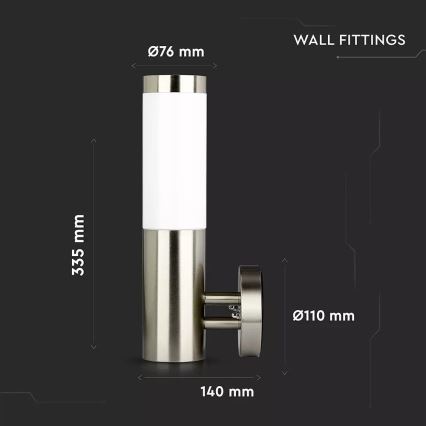 Kinkiet zewnętrzny 1xE27/60W/230V IP65