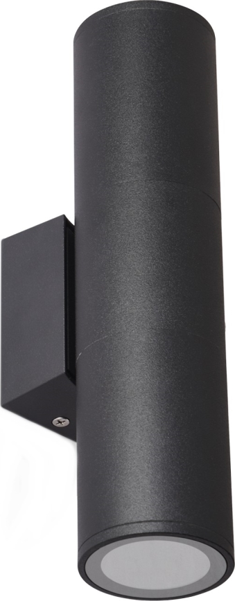 Kinkiet zewnętrzny 2xGU10/35W/230V IP54 okrągły czarny
